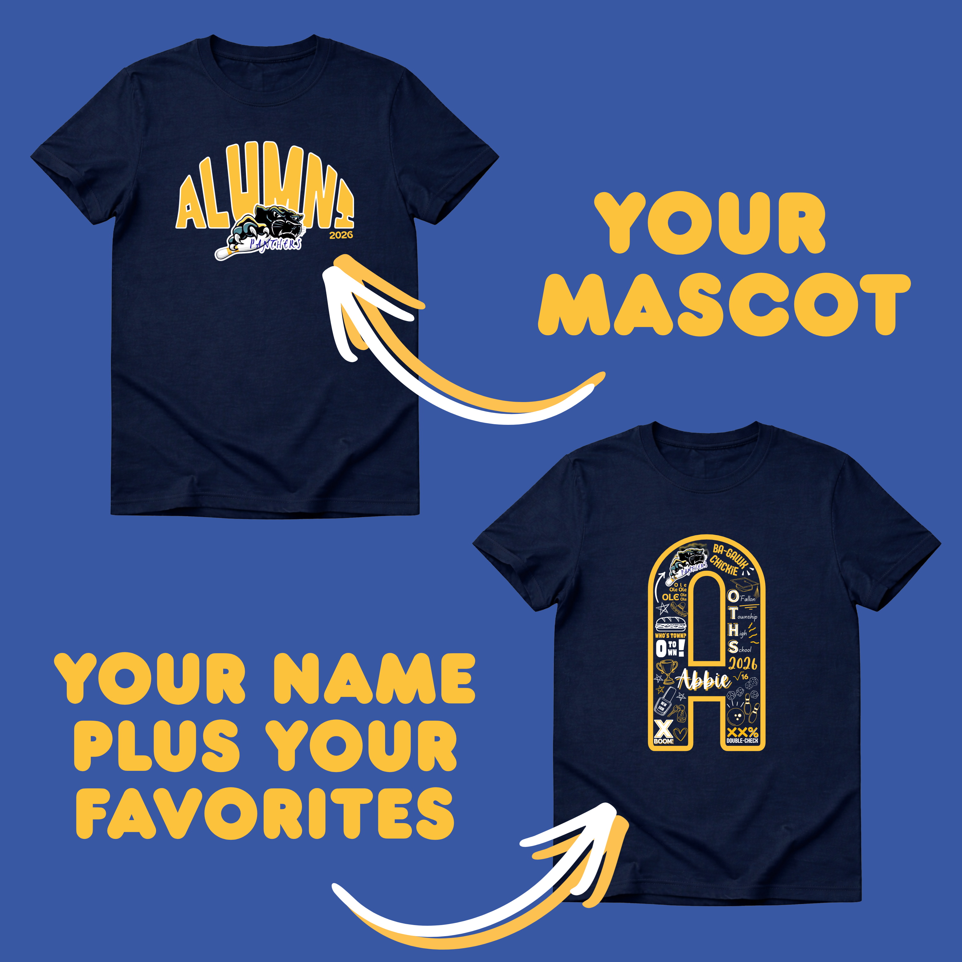 Fully Customizable Alumni Shirt