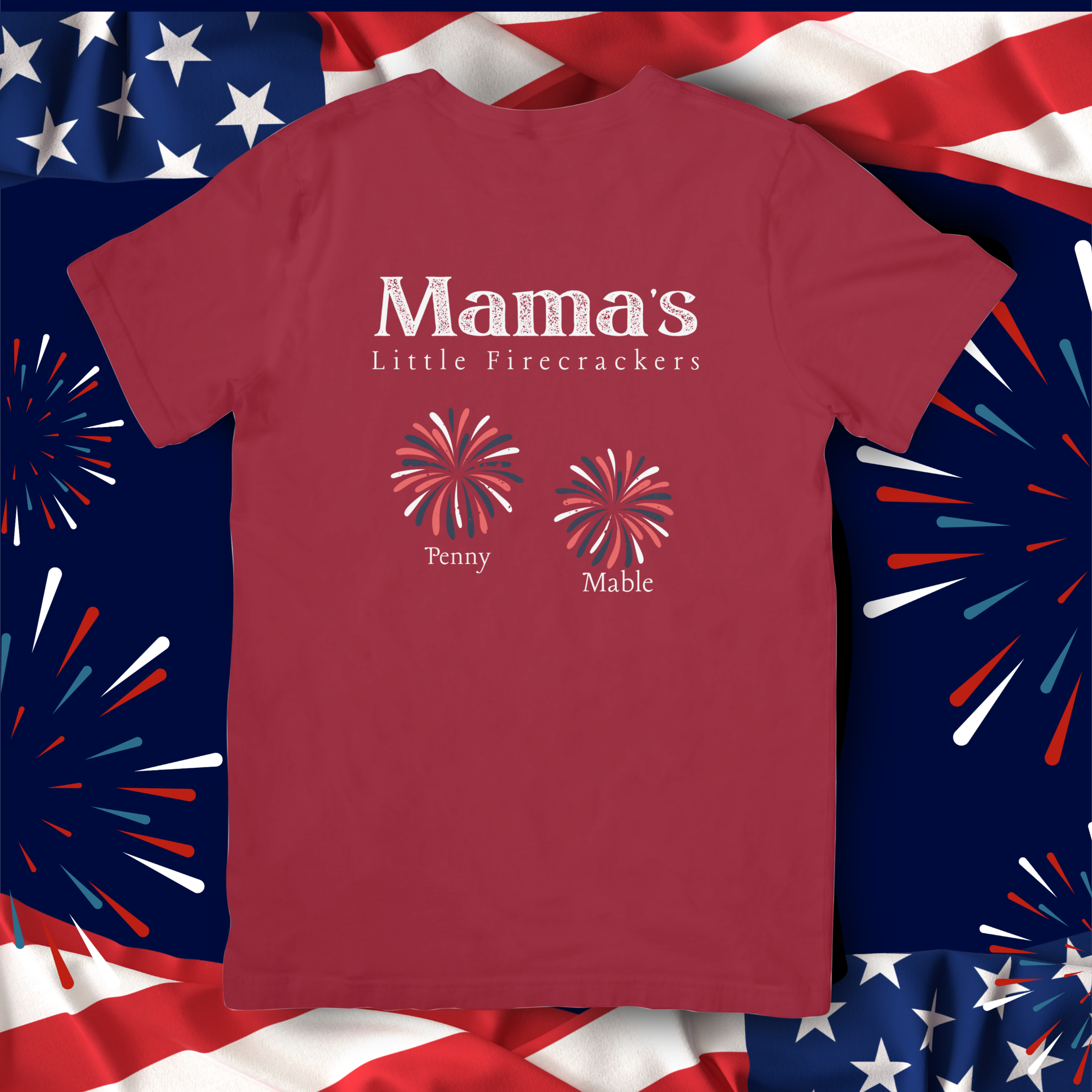 250 America - Custom Little Firecrackers Tee