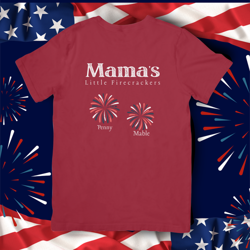 250 America - Custom Little Firecrackers Tee