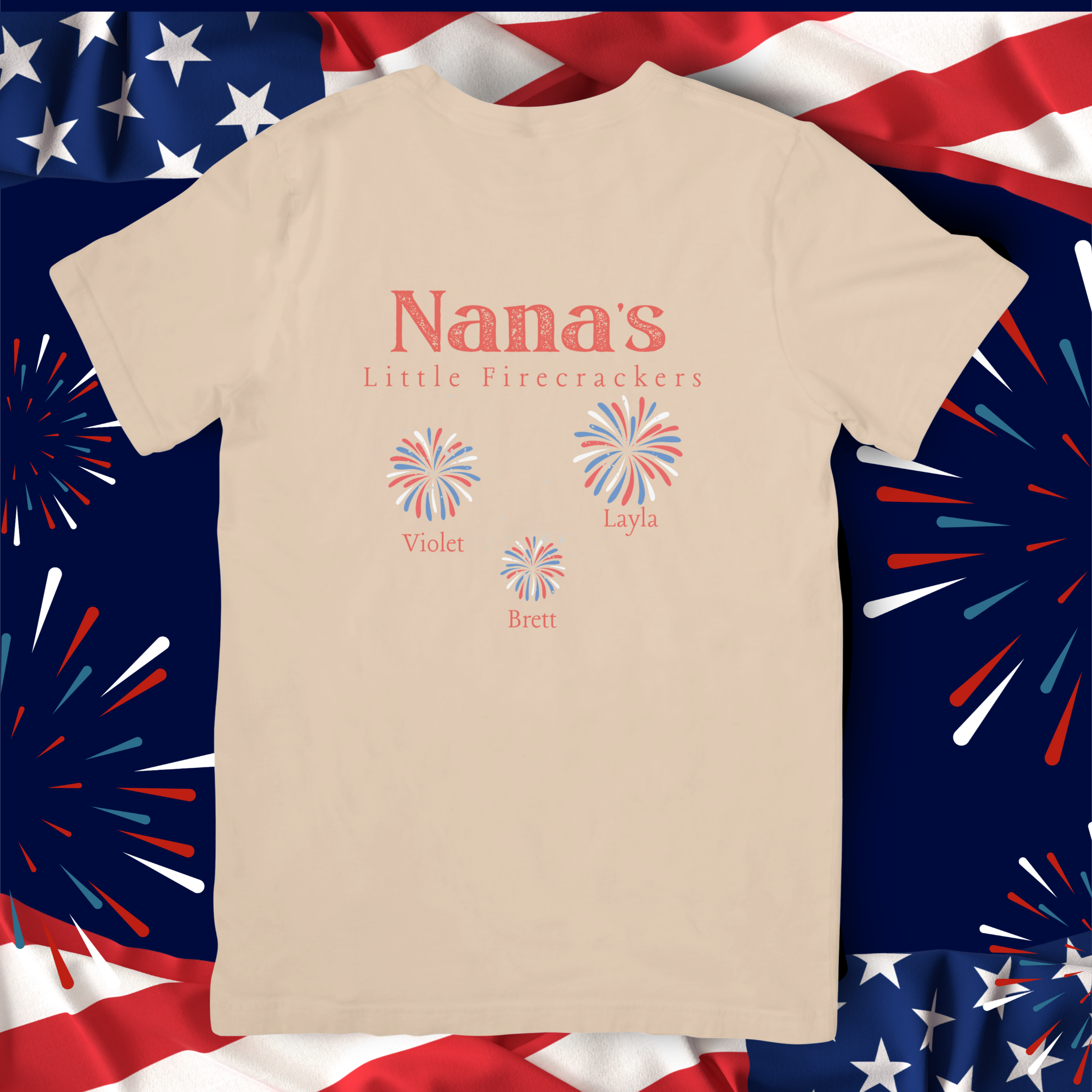 250 America - Custom Little Firecrackers Tee