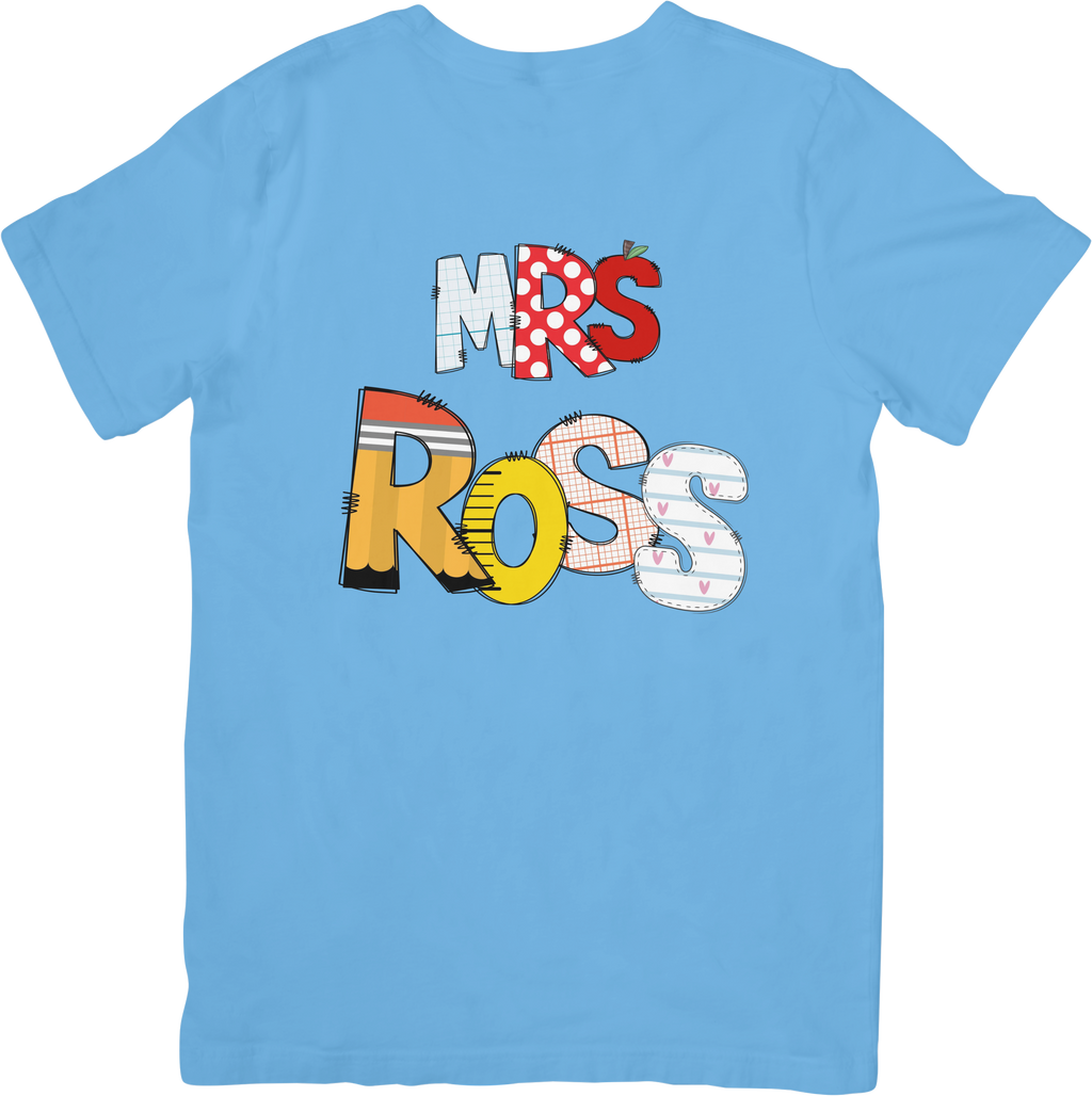 Custom Teacher Name Shirt