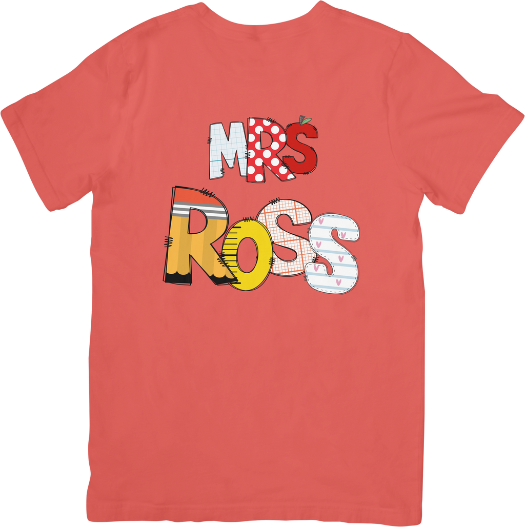 Custom Teacher Name Shirt