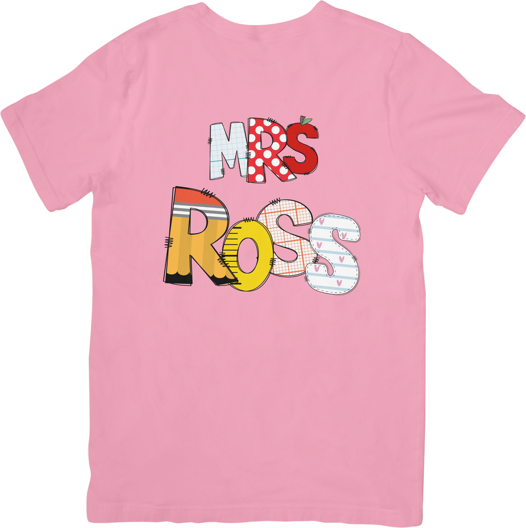 Custom Teacher Name Shirt