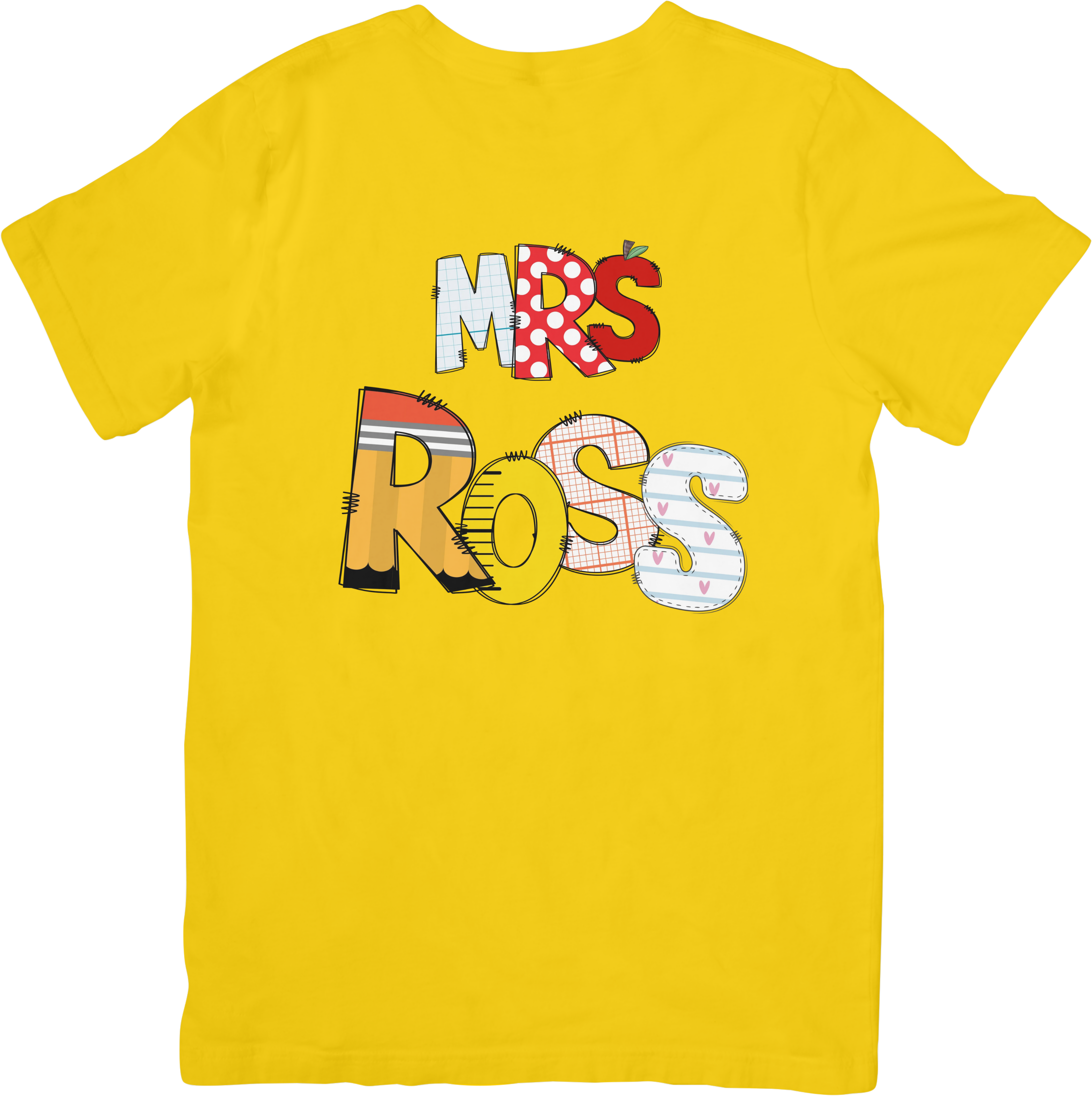 Custom Teacher Name Shirt