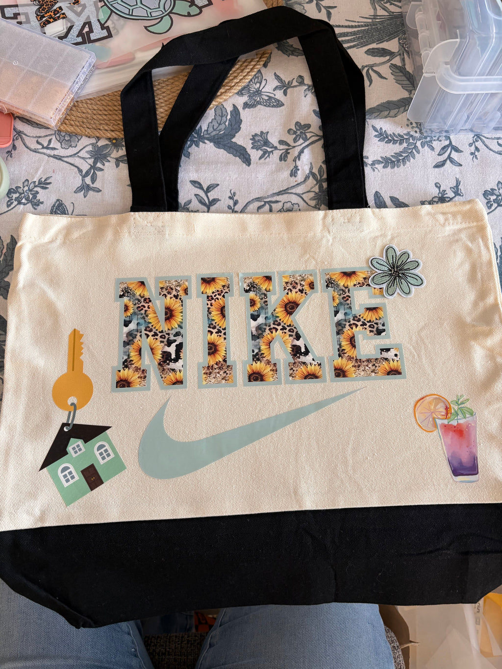 Custom tote bag