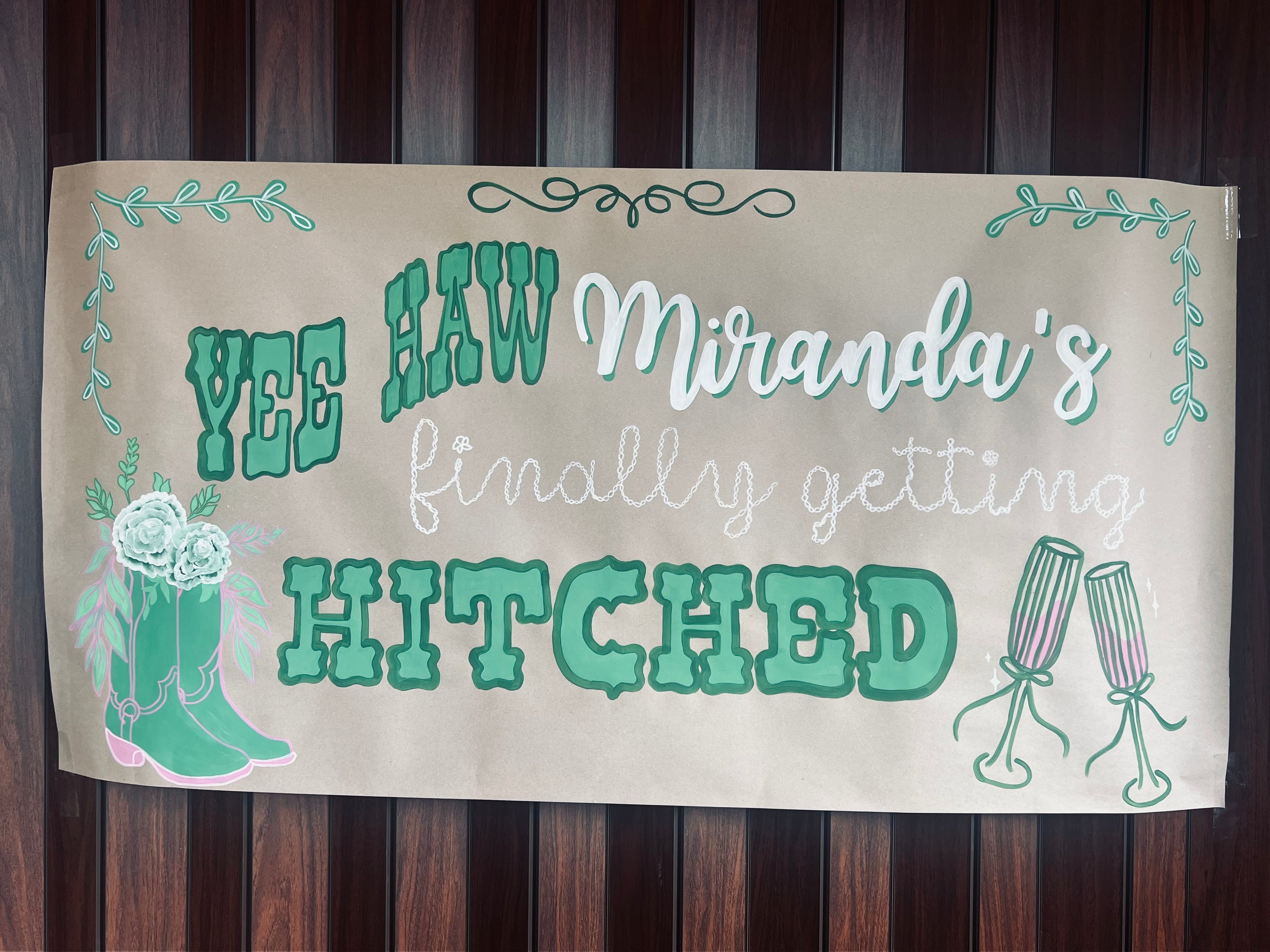 Custom Painted Banner
