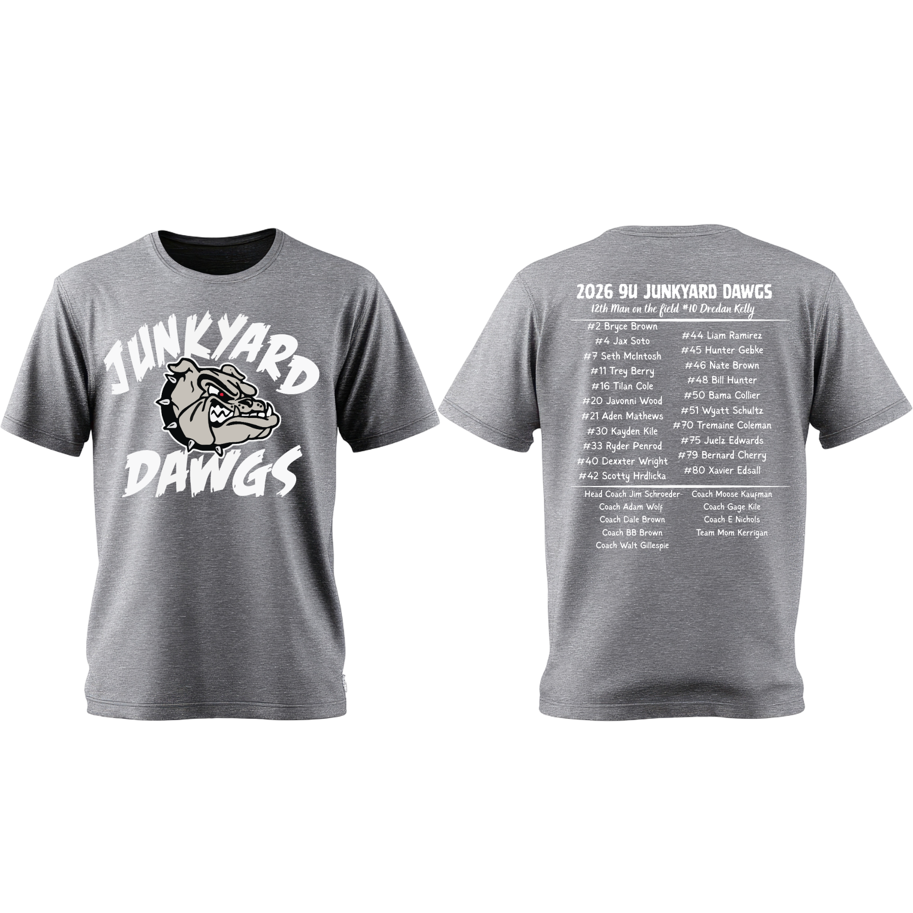Junkyard Dawgs Roster Tee