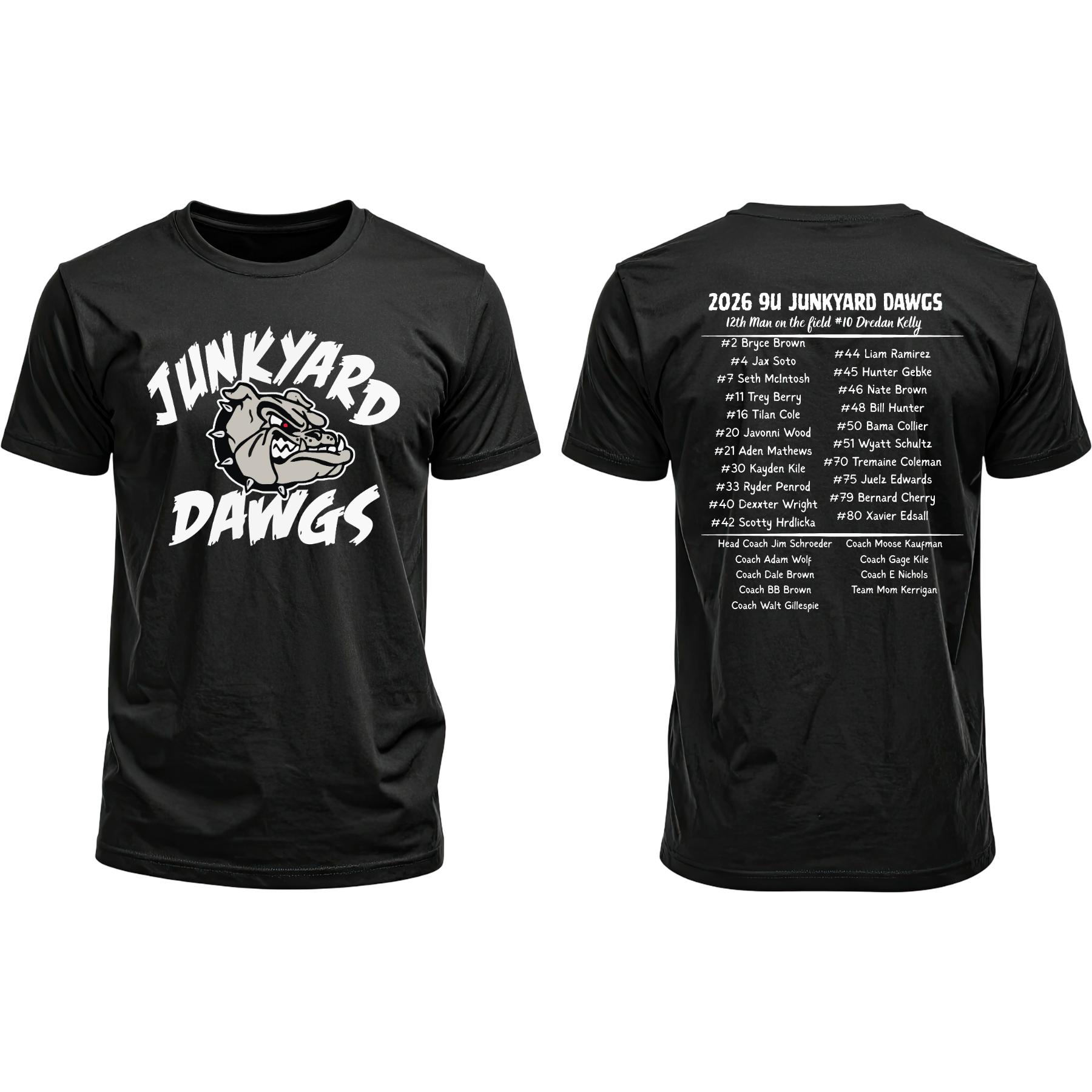 Junkyard Dawgs Roster Tee
